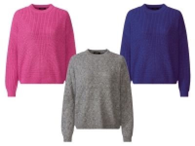 esmara® Damen Pullover, leger geschnitten