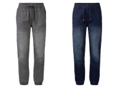 LIVERGY® Herren Denim Joggers mit hohem Baumwollanteil