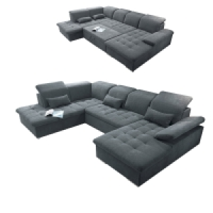 Wohnlandschaft - anthrazit - Liegefunktion - verschiedene Ausführungen 1,899.00 €