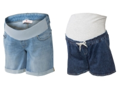 Lidl Bellybutton bellybutton Damen Umstands-Shorts, mit Unterbauchbund