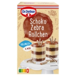 Aldi Süd  DR. OETKER Schoko-Zebra-Röllchen 75 g
