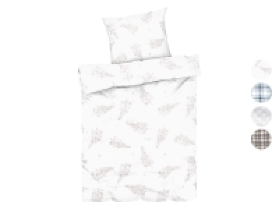 LIVARNO home Feinbiber Bettwäsche, 135 x 200 cm 9.99 €