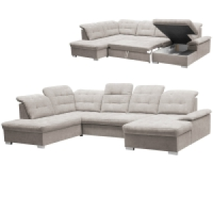 Wohnlandschaft - hellgrau - Velours - verschiedene Ausführungen 1,599.00 €