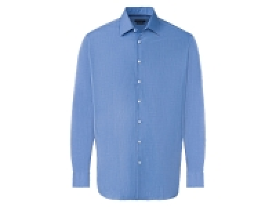 Nobel League Herren Businesshemd, Slim Fit, blau