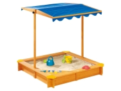 Angebot Lidl Playtive Holzsandkasten, mit Dach und Eisdiele