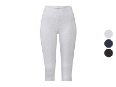 Lidl Esmara® esmara® Damen Capri-Leggings, mit bequemem Gummizugbund