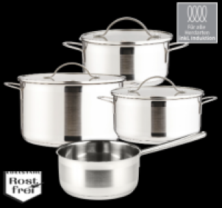 HOME IDEAS COOKING Edelstahl-Topf mit Deckel