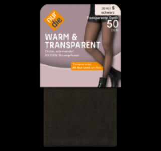 NUR DIE Strumpfhose WARM & TRANSPARENT