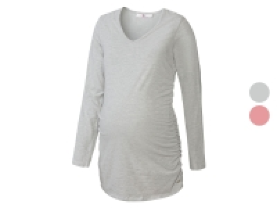 Lidl Bellybutton bellybutton Damen Umstands-Langarmshirt, mit hohem Baumwollanteil