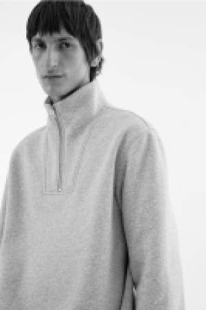 HM  Sweatshirt mit Zipper in Regular Fit