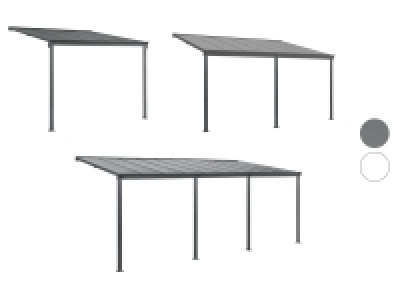 Juskys Aluminium Terrassendach »Borneo«