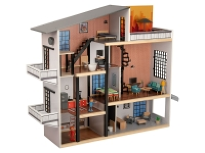 Playtive XXL-Holz-Puppenhaus, 54-teilig