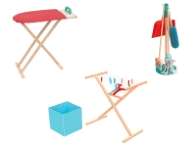 Playtive Holz Putzstation / Wäscheständer / Bügelbrett