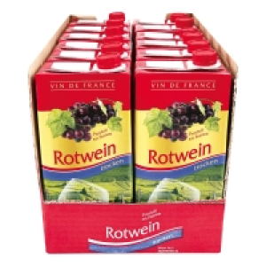 Netto  Vin de France Rotwein 12,0 % vol 1 Liter, 12er Pack