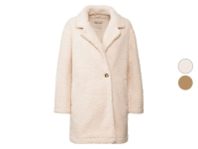 Lidl Esmara® esmara® Damen Mantel aus Lammfellimitat, leger geschnitten