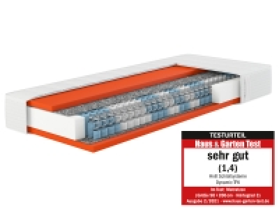 Lidl Hn8 Schlafsysteme Hn8 Schlafsysteme 7-Zonen Taschenfederkern-Matratze Dynamic TFK