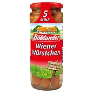 Aldi Süd  BÖKLUNDER Wiener Würstchen 475 g