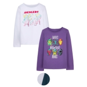 Aldi Süd  MARVEL AVENGERS Kinder Langarmshirt, 2er-Set