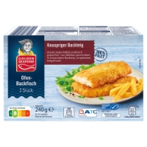 Aldi Süd  GOLDEN SEAFOOD Ofen-Backfisch 240 g