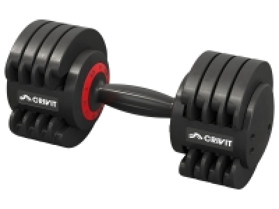 CRIVIT Kurzhantel-Set, verstellbar, 11,5 kg