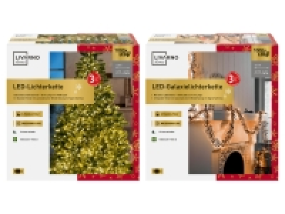 LIVARNO home LED-Lichterkette, mit 8 Lichteffekten, warmweiß