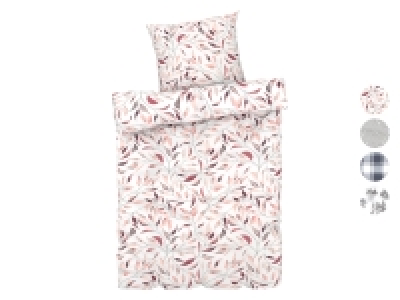 LIVARNO home Feinbiber Bettwäsche, 155 x 220 cm 19.99 €