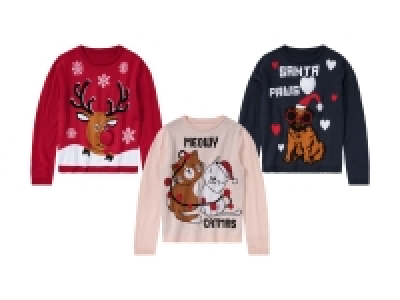 Lidl Pepperts!® pepperts!® Kinder Pullover mit niedlichem Weihnachtsmotiv