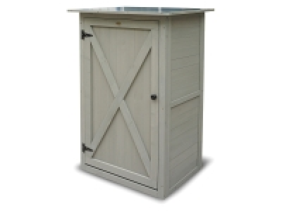 Lidl Habau HABAU Gartenschrank »Benno«, 76 x 56 x 117 cm, grau