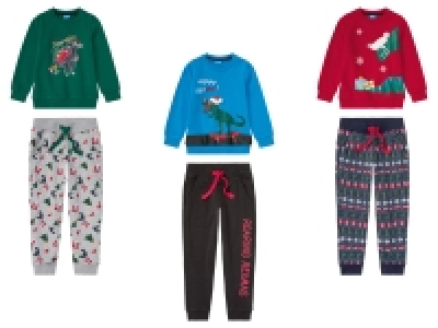 Lidl Lupilu® lupilu® Kleinkinder Jungen Sweatanzug mit Weihnachtsmotiv