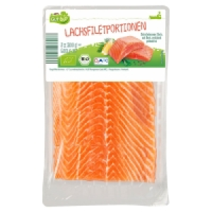 Aldi Süd  GUT BIO Bio-Lachsfiletportionen 600 g