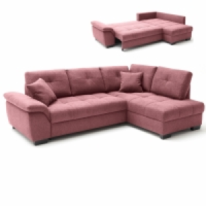 Roller  Ecksofa - burgundy - Boxspringaufbau - Dauerschläfer