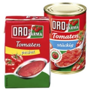 Oro di Parma Tomaten stückig, passiert oder Pizzasauce 0.89 €