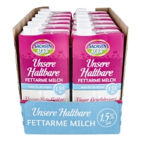 Netto  Sachsenmilch Unsere H-Milch 1,5 % 1 Liter, 12er Pack