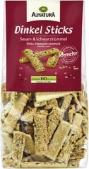Dinkelsticks Sesam und Schwarzkümmel 1.79 €
