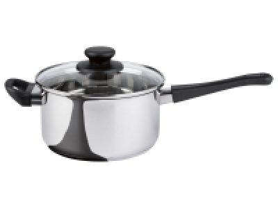 ERNESTO® Stielkasserolle 20 cm mit Frittierkorb, spülmaschinengeeignet