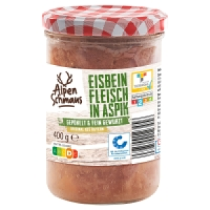 ALPENSCHMAUS Eisbein- oder Haxenfleisch in Aspik 400 g