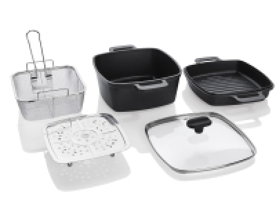 Lidl Ernesto® ERNESTO® Aluguss-Multifunktions-Set, 5-teilig