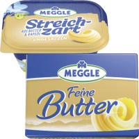 Edeka  Meggle Feine Butter oder Sreichzart