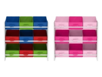 LIVARNO home Aufbewahrungsregal, mit 9 herausnehmbaren Textilboxen 24.99 €