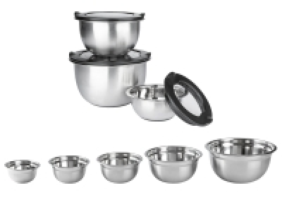 ERNESTO® Edelstahl-Rührschüssel-Set, stapelbar 9.99 €