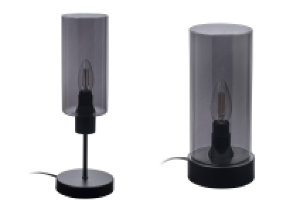 Lidl Livarno Home LIVARNO home LED-Tischleuchte, mit Rauchglas, 4,2 W