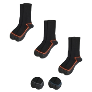 TOPCRAFT Damen und Herren Arbeitssocken, 3 Paar