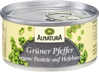 Alnatura Alnatura Grüner-Pfeffer - vegane Pastete auf Hefebasis