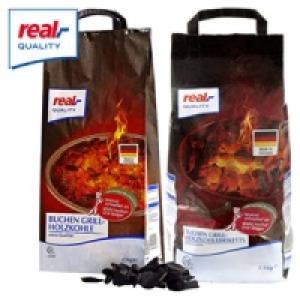 Buchenholz-Grillkohle oder -briketts 4.29 €