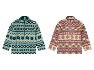 lupilu® Kleinkinder Fleecepullover, mit Norwegermuster