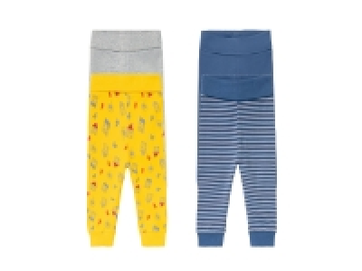 lupilu® Jungen Baby Jogginghose, 2 Stück, mit hohem Bio-Baumwollanteil