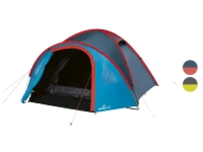 Rocktrail Doppeldachzelt 4 Personen, verdunkeltes Campingzelt