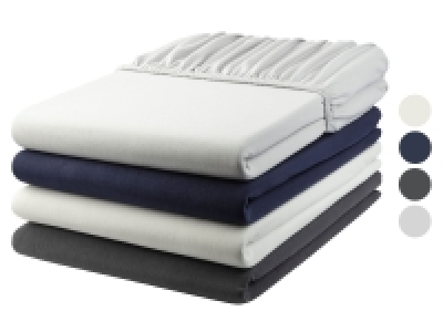 LIVARNO home Bi-Elastic Jersey Spannbettlaken, 180-200 x 200 cm 12.99 €