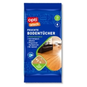 Aldi Süd  OPTIWISCH Feuchte Bodentücher