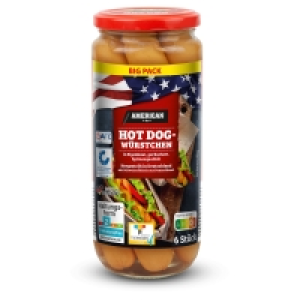 Aldi Süd  AMERICAN Hot-Dog-Würstchen Big Pack 690 g